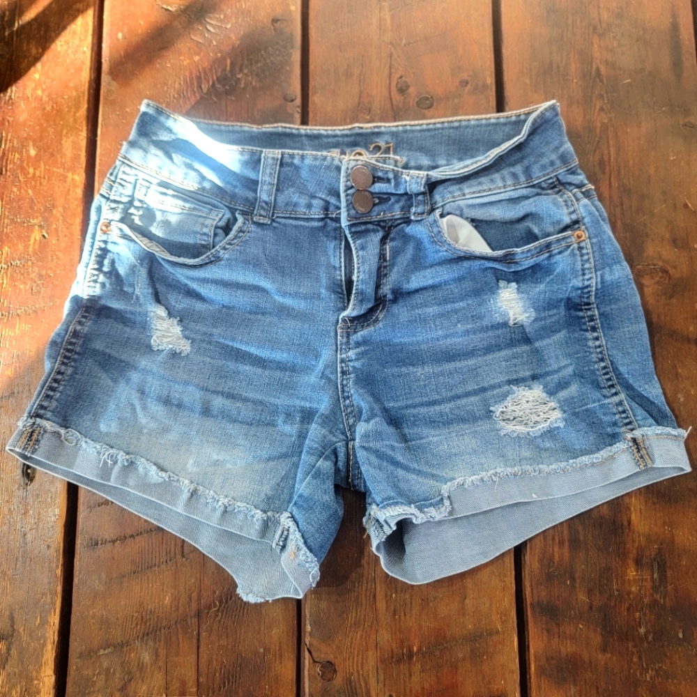 Denim Distressed Women's Shorts By Rue21